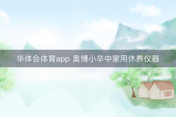 华体会体育app 奥博小卒中家用休养仪器