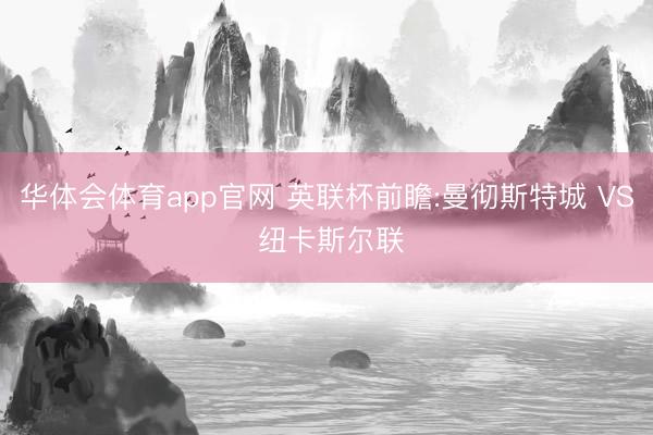 华体会体育app官网 英联杯前瞻:曼彻斯特城 VS 纽卡斯尔联